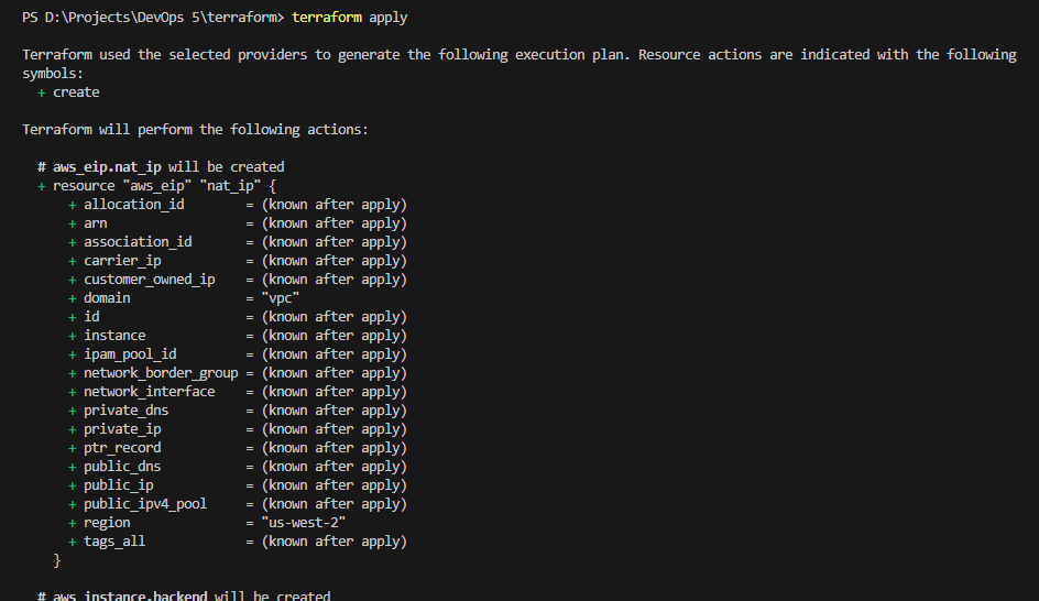 3. Terraform Apply